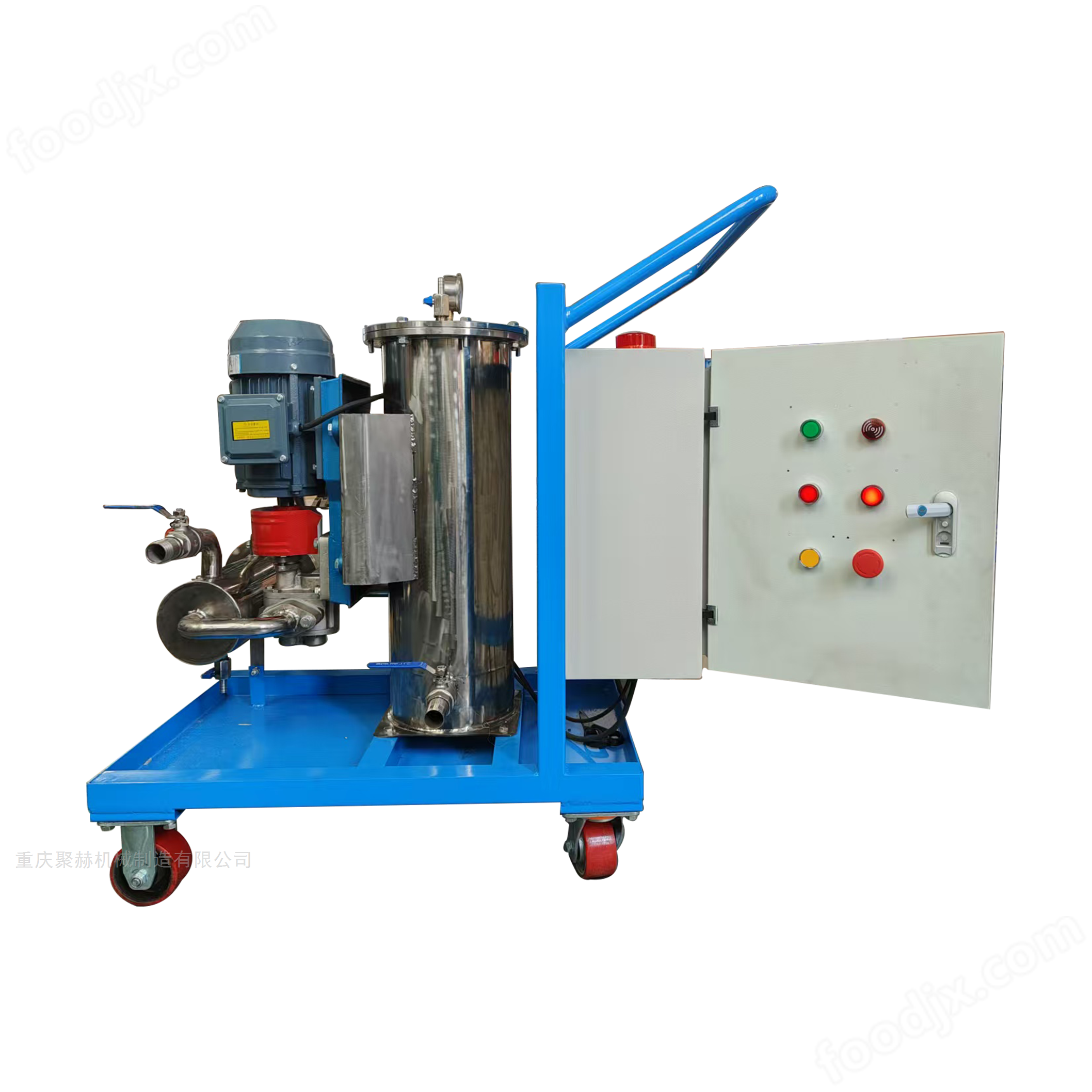 聚赫LY板框濾油機，過流部件不銹鋼