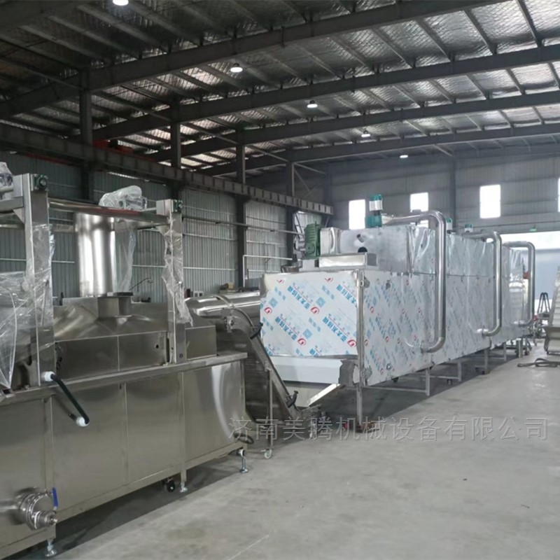 资阳市胡总莅临济南美腾机械，实地考察苦荞片加工生产线