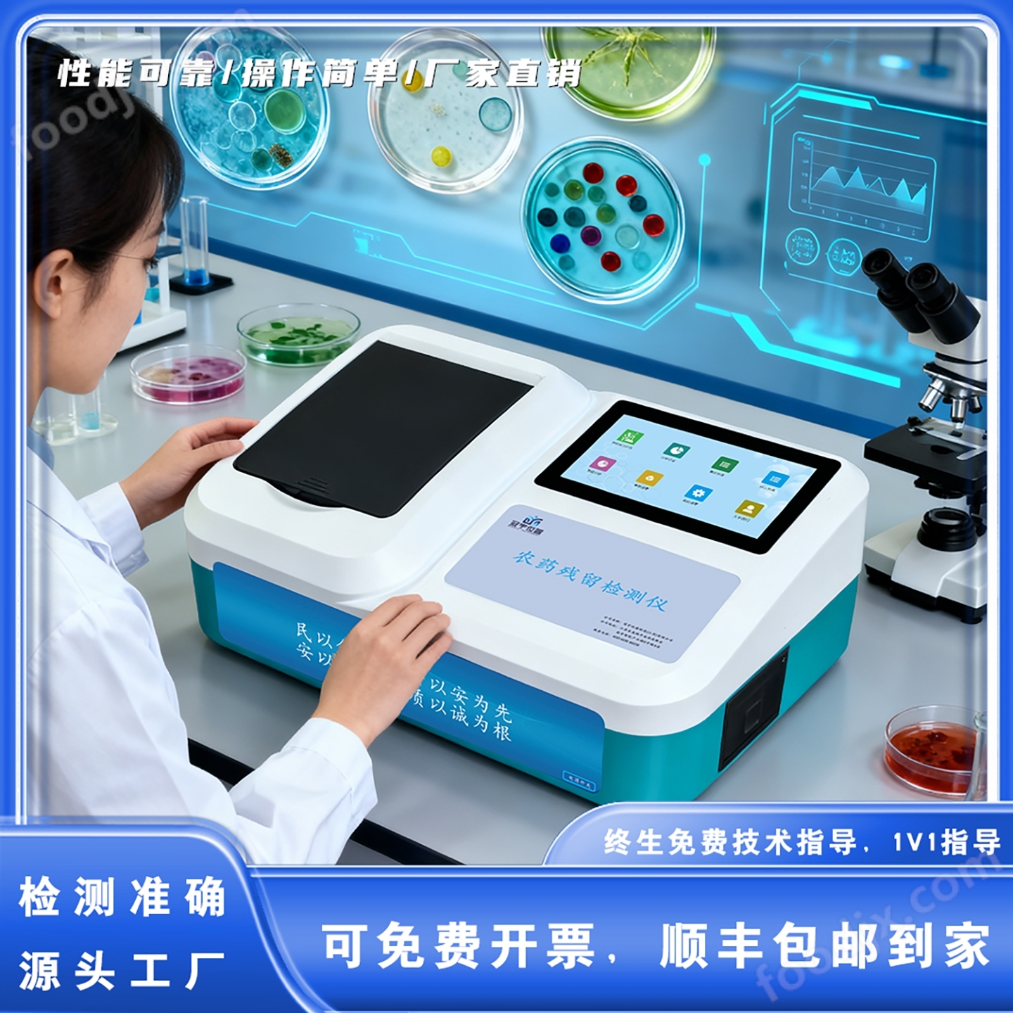 農(nóng)藥殘留檢測(cè)儀GY-PR-0716T Pro