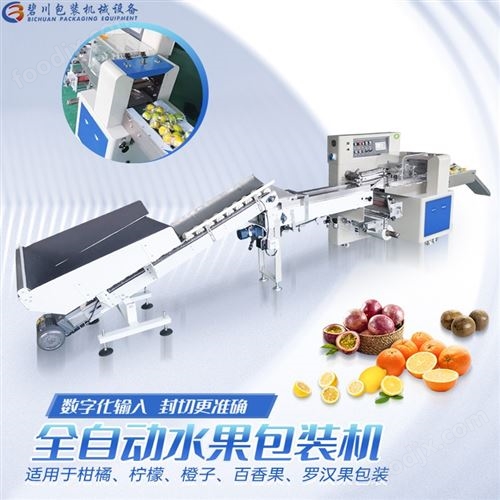 厂家定制全自动水果柑橘柠檬脐橙水果包装机